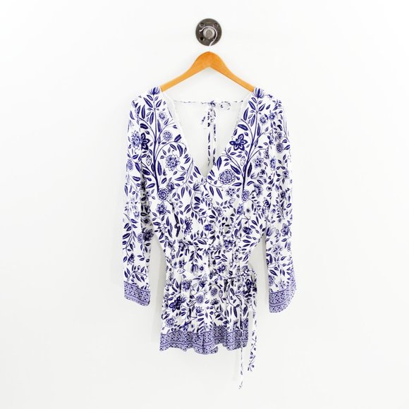 Ministry Of Style Print Romper #192-35 - Picture 1 of 3